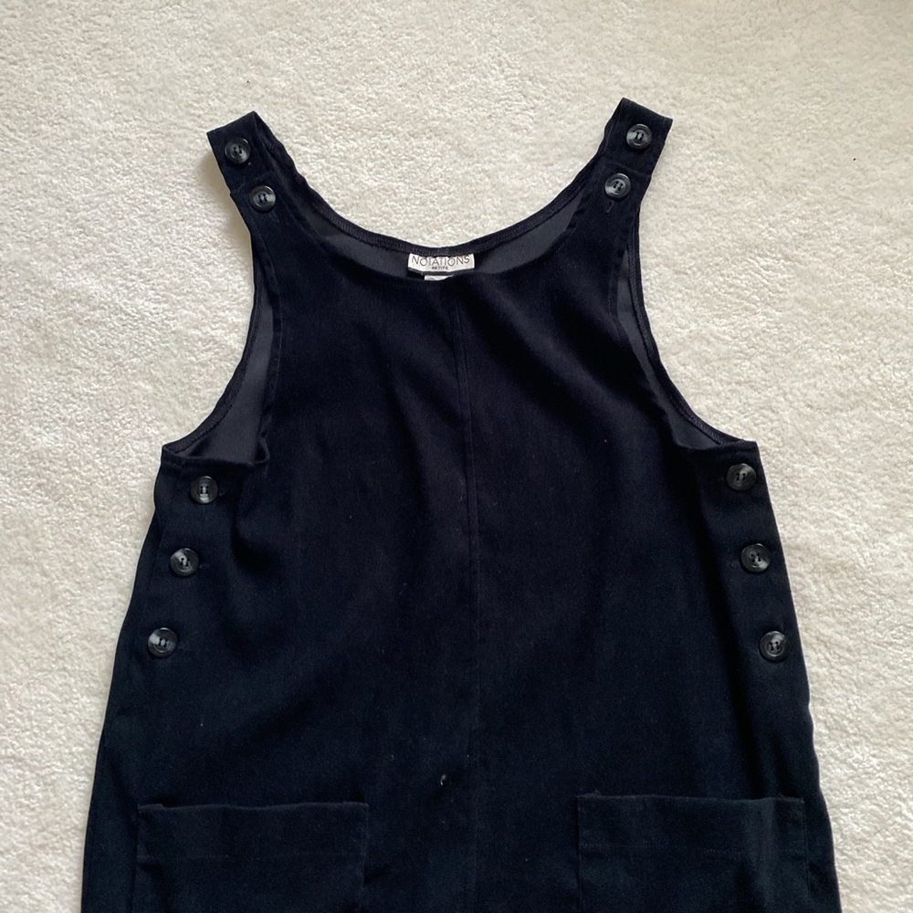 Black Overall Dress